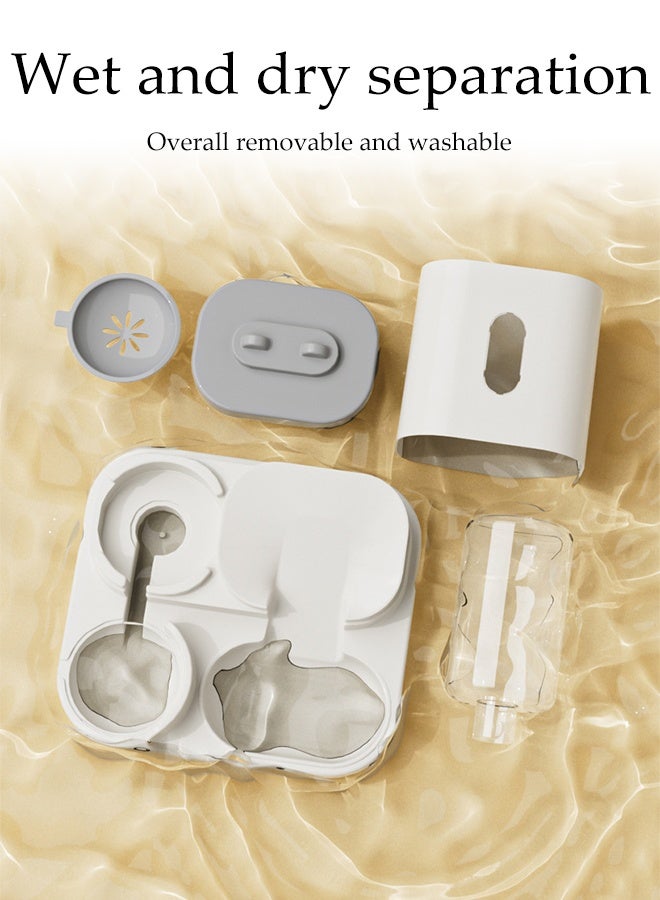 2-in-1 Automatic Pet Feeder,Cat Feeder with Water Dispenser,Gravity Cat and Dog Food Feeder and Water Dispenser Set,BPA-Free - Image 3